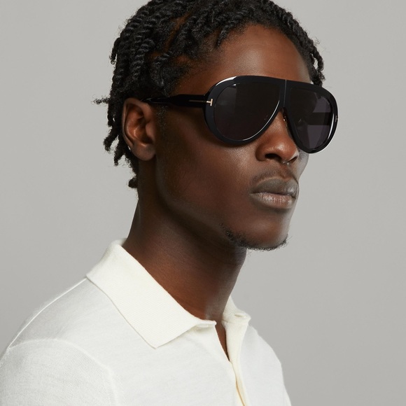 New! Authentic Tom Ford Oversized Pilot Sunglasses. - Picture 7 of 14